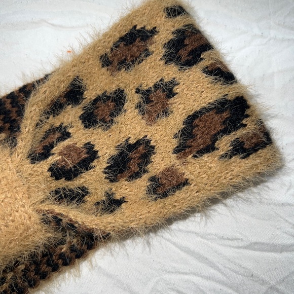 Crown and Ivy sweater headband leopard one size - Picture 5 of 7